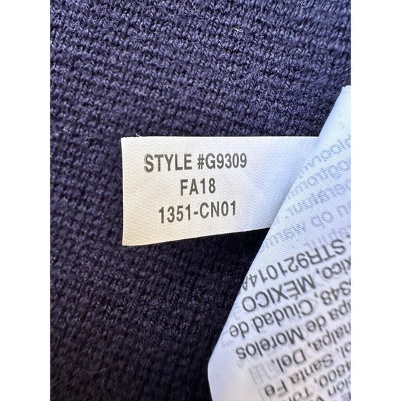 J Crew Mercantile Jacket XXS navy Blue Knit Blazer Shaket Style G9309 - Picture 7 of 10